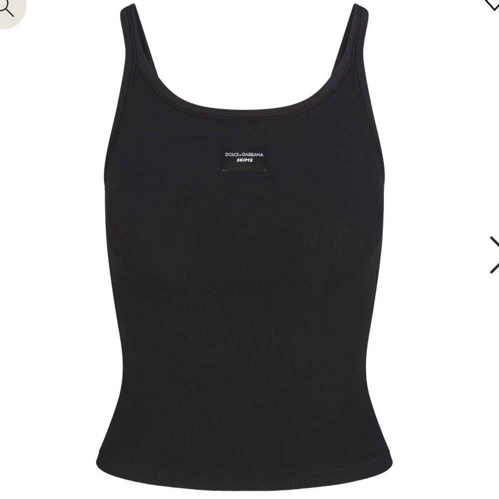 Dolce & Gabbana x Skims
COTTON RIB SCOOP TANK